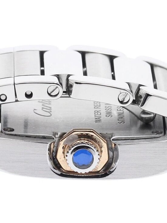 CARTIER Tank Anglaze SM W5310019 Silver Dial Quartz Ladies Watch_943414 main image 5